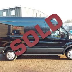 FORD TRANSIT 2015 - MWB MR L2 H2 - BLACK - TREND - ONE OWNER - 2.2 125ps