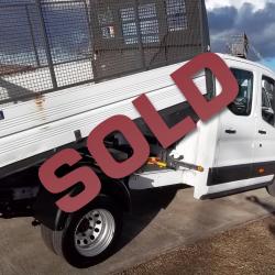 18-FORD TRANSIT  DOUBLE CAB TIPPER 350