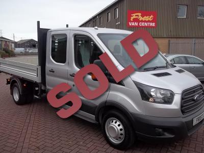 FORD TRANSIT 350 170 PS DOUBLE CAB TIPPER.